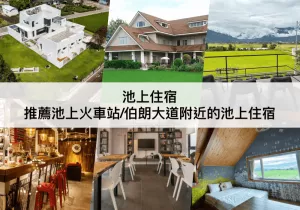 【三大臺東池上住宿推薦】伯朗大道附近的住宿