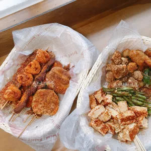 炸手指 公館商圈 臺大商圈平價美食  炸物 烤物一次擁有  好吃鹽酥雞烤肉串外送 宵夜追劇美食