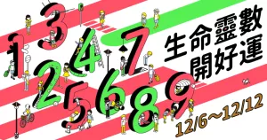 【12／6～12／12】抓住2020年的最後一個月，每周運勢讓為仁老師藉由生命靈數的解析讓大家拉近夢想的距離，想一想有還沒完成的願望嗎？趕緊去實現吧！