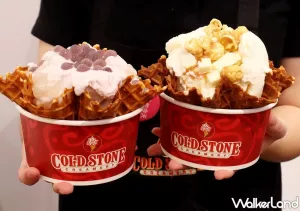 起司控挑戰「鹹冰淇淋」！COLD STONE推出濃厚系「厚起司牛奶冰淇淋」，鹹甜起司冰、起司三重奏脆餅讓起司控越吃越涮嘴。