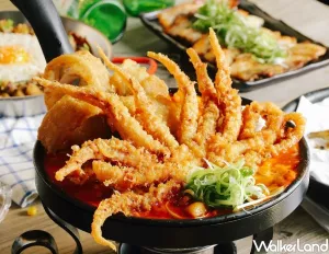 魷魚(yú)大叔免費(fèi)吃！韓式料理魷魚(yú)大叔推出「海怪料理」酥炸大魷魚(yú)免費(fèi)吃活動(dòng)，凡點(diǎn)購(gòu)指定餐點(diǎn)立即贈(zèng)送巨無(wú)霸酥炸大魷魚(yú)「花都開(kāi)好了」乙隻。