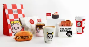 CAFE!N挑戰(zhàn)最萌聯(lián)名！日本可愛い始祖「OSAMU GOODS」聯(lián)名杯刷一排IG限動，白巧泡泡草莓拿鐵療癒開賣。