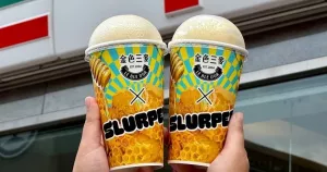 金色三麥思樂冰！7-ELEVEN「蜂蜜泡泡風味思樂冰」金色三麥聯(lián)名開喝，連續(xù)3天「思樂冰買一送ㄧ」快跟上。