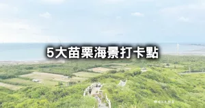 苗栗5大海景打卡點！苗栗好望角海景步道、隱藏版假日之森沙灘，浪漫苗栗海景拍到飽。