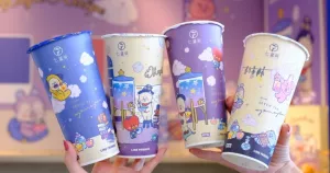 BT21手搖杯開喝！七盞茶聯(lián)名BT21飲料杯、BT21加價(jià)購(gòu)攻略，超萌Chimmy在七盞茶士林旗艦店打卡點(diǎn)。