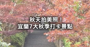 宜蘭秋季景點7大必去！全臺最大金黃森林、湖畔落羽松園區，打卡點搶先攻略。