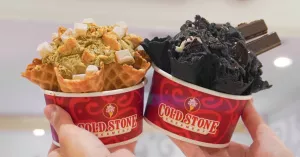 焙茶控會吃爆！COLD STONE「焙茶冰淇淋」新品趁買一送一開吃，再加碼3款萬聖節(jié)黑色冰淇淋。