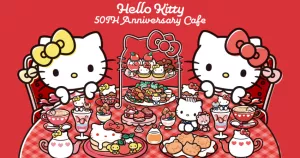 Hello Kitty50周年紀念咖啡廳期間限定登場！日本BOX cafe&space SHIBUYA109 渋谷店，享受超可愛Hello Kitty獨家菜單。