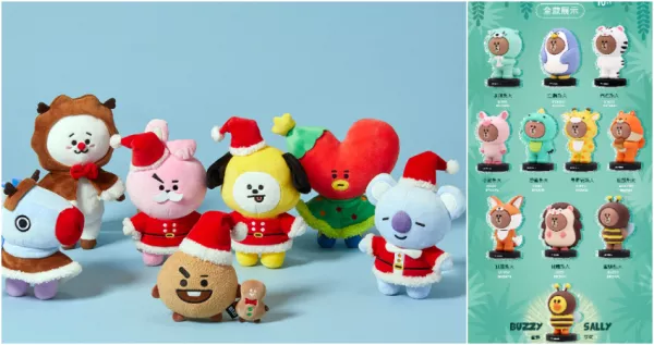 宇宙明星BT21來了！LINE FRIENDS 潮玩限定店12/21強勢登場，集結 BT21 與 BROWN & FRIENDS 要讓粉絲們來不及尖叫。