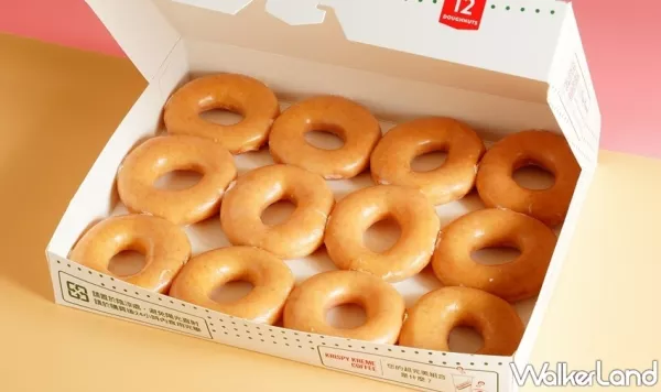 挑戰(zhàn)最暖心醫(yī)護人員優(yōu)惠！Krispy Kreme推出「原味糖霜甜甜圈」免費兌換活動，一盒12顆「全部免費」慰勞第一線醫(yī)護人員。