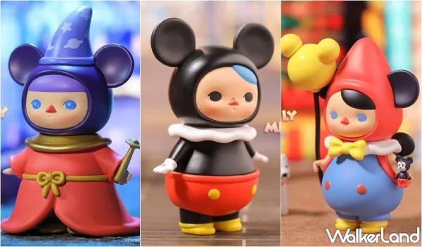 公仔迷入坑就出不來！泡泡瑪特「Pucky Mickey Family系列」領軍5大系列盲盒開抽，迪士尼壞角色、怪獸寶寶系列佔滿公仔控的收藏櫃。