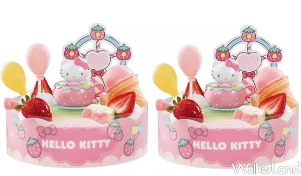 買蛋糕送Kitty公仔！85℃全新推出「Hello Kitty甜蜜草莓樂園」超萌聯名蛋糕，吃蛋糕送「草莓Kitty公仔」三麗鷗鐵粉搶先收藏。