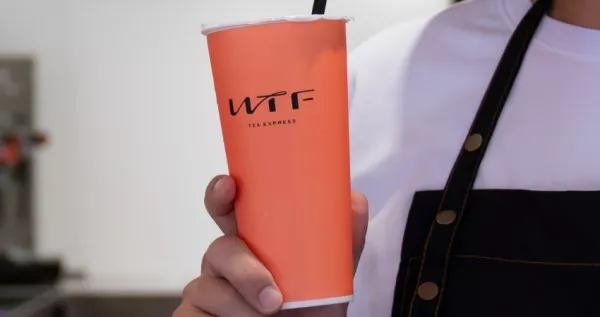 廚佛瑞德手搖杯！內湖新開幕WTF tea express手搖杯1元開喝，WTF手搖杯「黃金蕎麥茶、凍火焙烏龍」推薦清單。