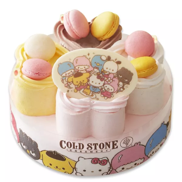 Kitty迷又開始忙了！COLD STONE聯手三麗鷗9大巨星，由Hello Kitty帶頭賣萌「聖誕限定蛋糕」錯過就絕版。