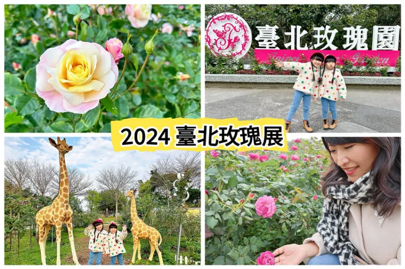 2024臺北玫瑰展，全臺最大最美的玫瑰展! 賞玫瑰、看飛機還能玩公園，親子一日遊推薦