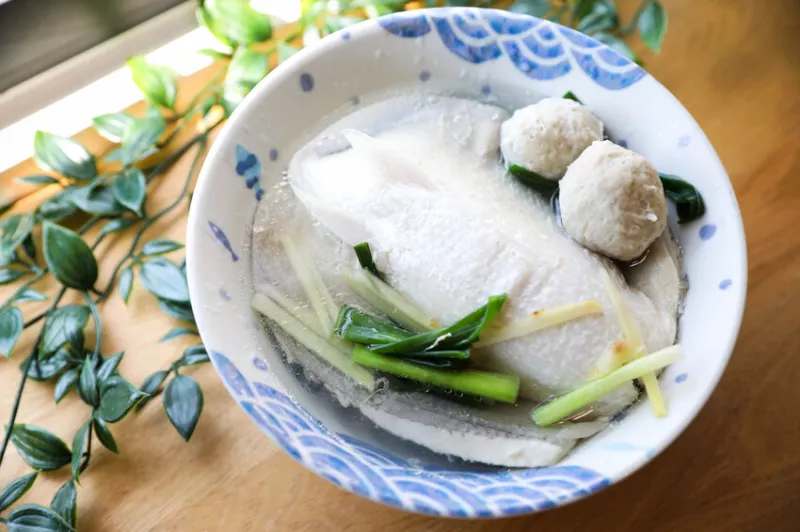 家樂福嚴選食材 薑絲虱目魚魚肚魚丸湯懶人料理食譜 - 奇奇一起玩樂趣