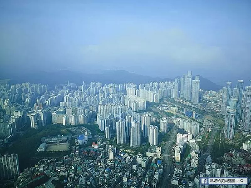 韓國釜山景點—BUSAN X THE SKY釜山摩天觀景臺，來世界最高星巴克喝咖啡