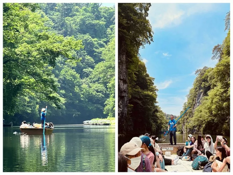 日本百景的幽谷木舟之旅！東北巖手的貎鼻溪，乘船欣賞壯麗的自然風(fēng)光，百年傳承的美好體驗。