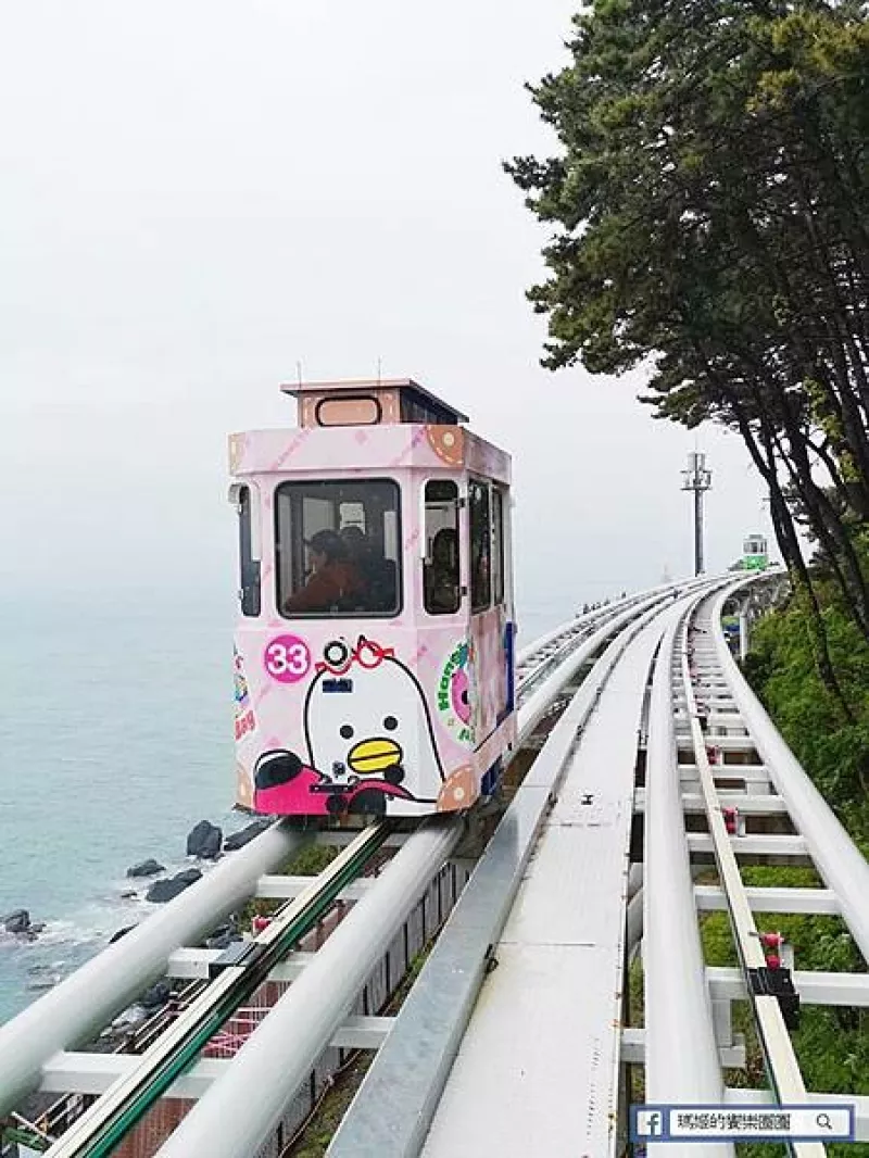 韓國釜山景點，海雲臺，大王巖公園，釜山人氣必搭彩繪膠囊列車，大王巖公園，自然地質公園