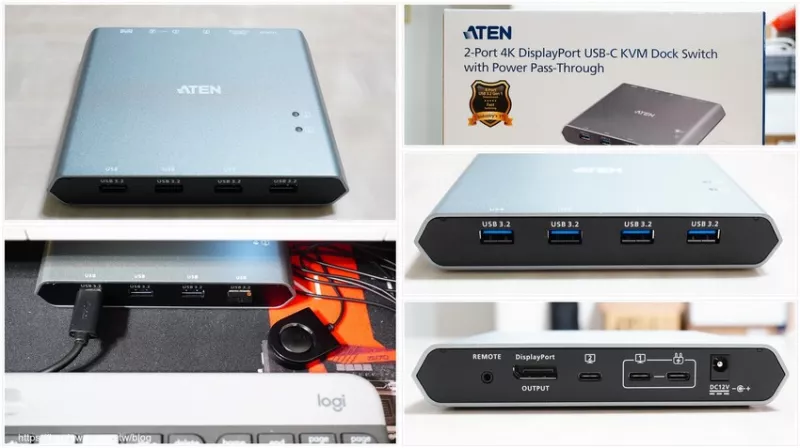 【分享】ATEN US3311 KVM跨裝置切換器，讓不同電腦設備共用鍵鼠與螢幕跟USB裝置的二合一解決方案