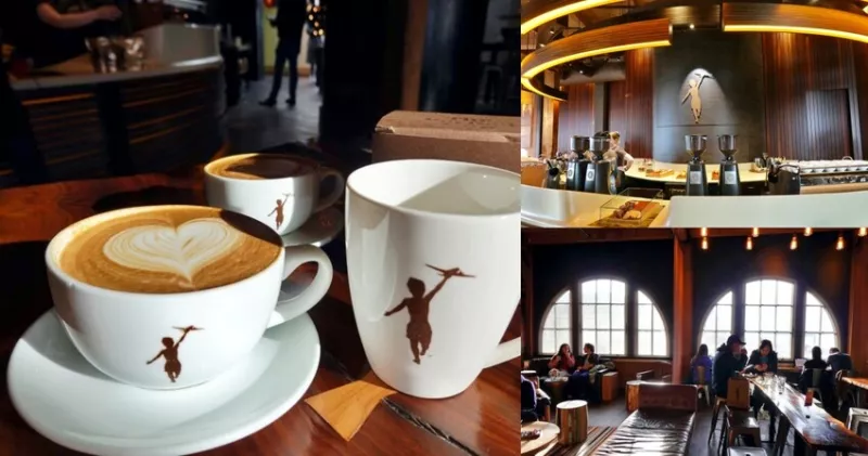 美國(guó)【西雅圖】Storyville Coffee Pike Place，喝咖啡送馬克杯，大樓裡的隱藏版咖啡廳