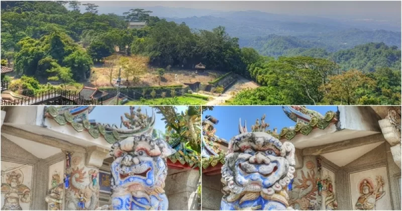 臺南 關子嶺景點 火山碧雲寺 笑獅臉上笑紋紋 順遊大仙寺 水火同源 泡泥漿溫泉