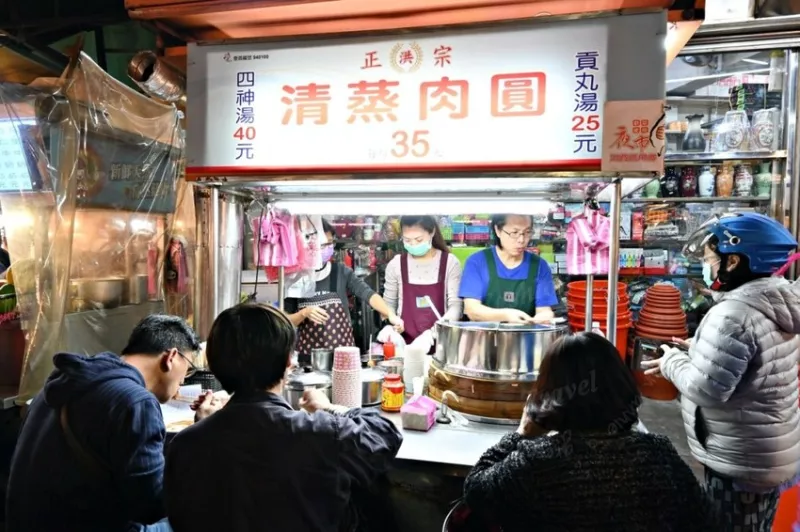 蘆洲美食：洪記正宗清蒸肉圓，清爽皮Q內餡好-近湧蓮寺 @吳大妮。Annie