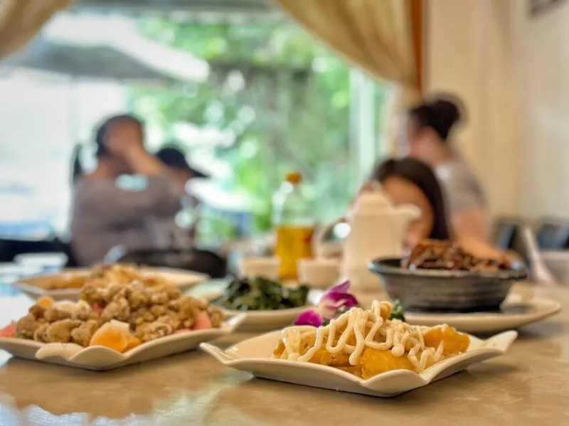 桃園市龍潭區桃園美食/庭園菜多多，想不到龍潭有這麼低調且CP值爆高的合菜餐廳！