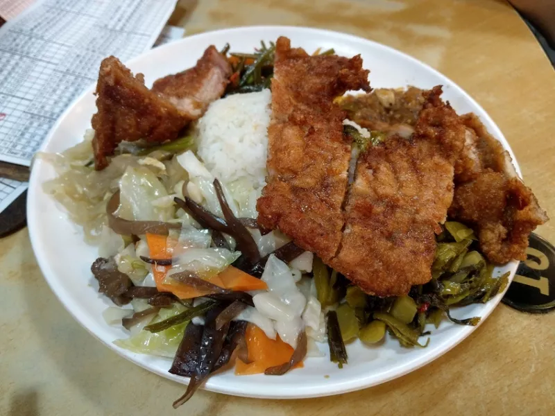 【臺北公館】【金雞園】北方麵食茶點粥品快餐, 很意外竟然沒有賣炒飯