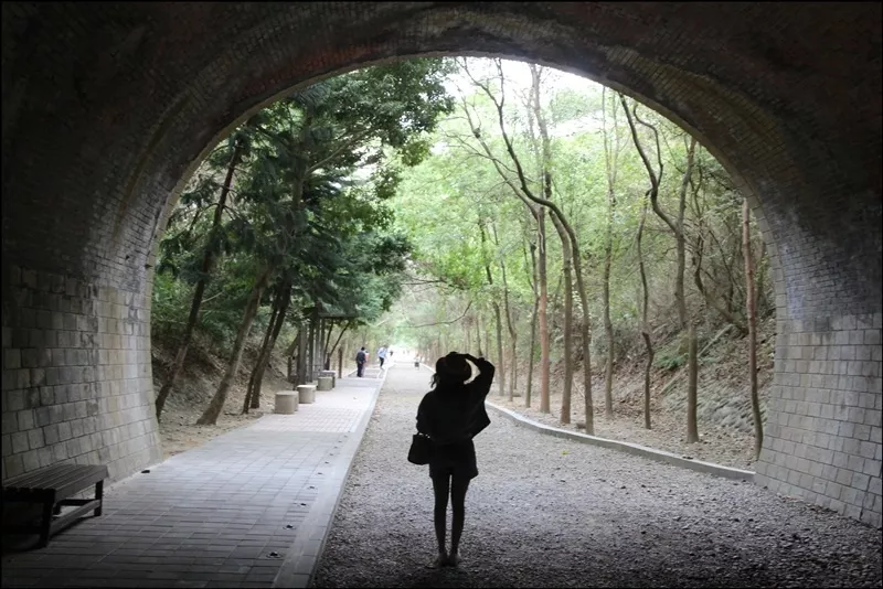 苗栗竹南。崎頂隧道文化公園(子母隧道)走入神隱少女+你的名字漫畫場景內