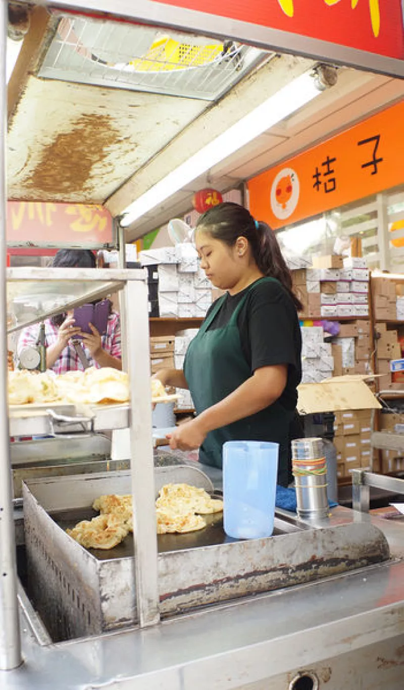 【桃園區(qū)】銅板美食◎蔥抓餅