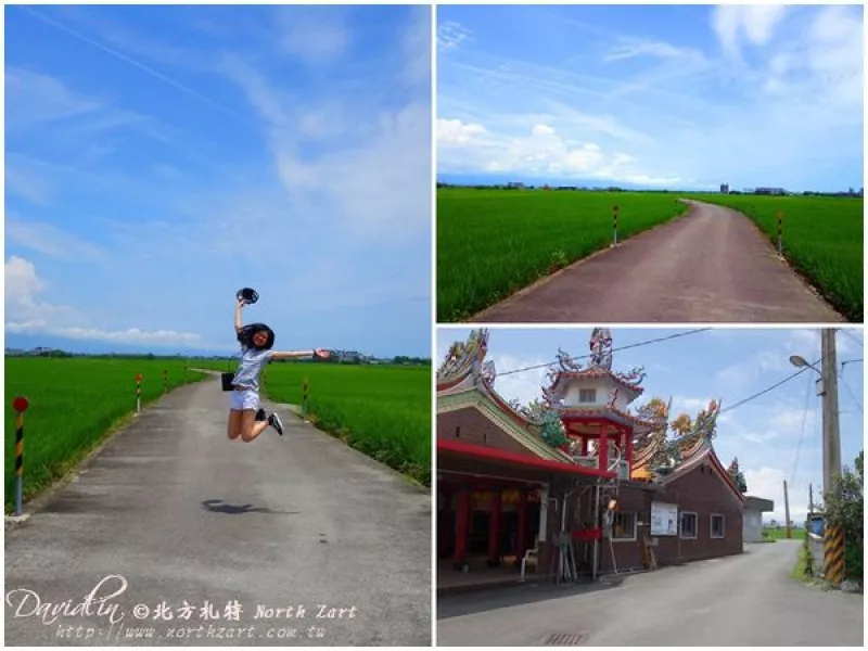 【宜蘭冬山景點】冬山伯朗大道! ?冬山私密景點，綠油油的稻田，湛藍的天空，最美的田園美景在宜蘭！