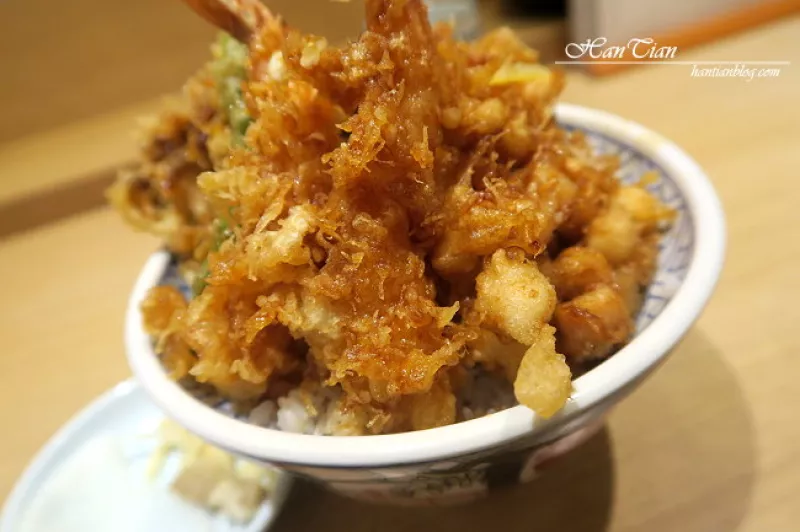 【臺北美食】金子半之助天丼專門店 微風臺北車站．兩種漬物好好吃 無限享用