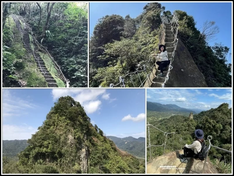 新北。平溪孝子山｜慈母峰｜普陀山一次挑戰三個刺激攀巖展望佳的小山峰