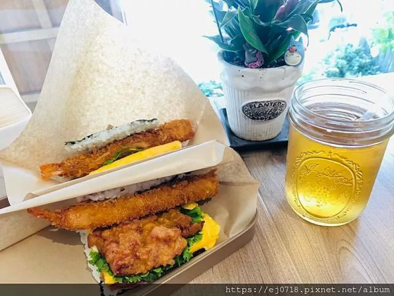 |美食|臺中西區(qū) 樂米屋日式手作朝食/懷念沖繩味飯糰/美味炸蝦飯糰/環(huán)島Day4