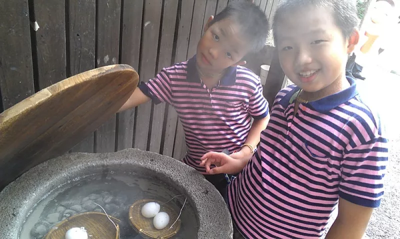 【遊記】新北投 水都溫泉旅館煮溫泉蛋