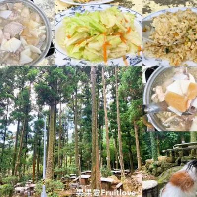 在竹林里用餐　涼爽又舒服　陽明山竹仔湖美食推薦　竹湖土雞城　親子寵物友善餐廳