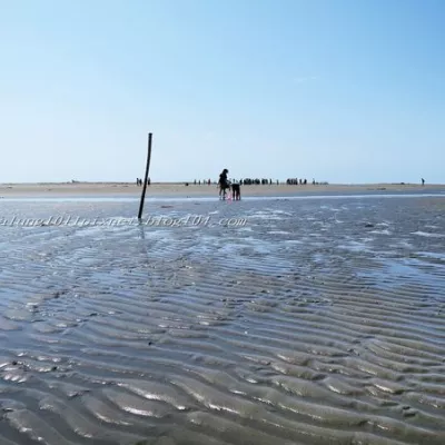 登飄移的沙洲?探將消失的國土..      /東石外傘頂洲              