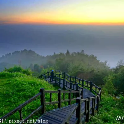 【嘉義。番路】阿里山二延平步道。茶園山景。黃昏＆星空版風(fēng)景分享